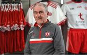 30 April 2018; Tyrone manager Mickey Harte during the launch of the Ulster Senior Football Championship 2018 in Strabane, Co Tyrone. Photo by Oliver McVeigh/Sportsfile