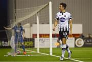 30 April 2018; Jamie McGrath of Dundalk celebrates after scoring his side's fifth goal during the SSE Airtricity League Premier Division match between Dundalk and St Patrick's Athletic at Oriel Park in Dundalk, Co Louth. Photo by Harry Murphy/Sportsfile
