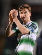 30 April 2018; Ronan Finn of Shamrock Rovers acknowledges the supporters following the SSE Airtricity League Premier Division match between Shamrock Rovers and Cork City at Tallaght Stadium in Dublin. Photo by Eóin Noonan/Sportsfile