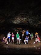 2 May 2018; Players, from left, Rory O'Connor of Wexford, Peter Hogan of Waterford, Jack Canning of Galway, Kyle Hayes of Limerick, Richie Leahy of Kilkenny, Fergal Whitely of Dublin, Paudie Feehan of Tipperary, Ryan Elliot of Antrim, Jason McCarthy of Clare and Darragh Fitzgibbon of Cork at the launch of the Bord Gáis Energy GAA Hurling U21 All-Ireland Championship at Mitchelstown Caves in Cork. The 2018 campaign begins on May 7th with Clare hosting current holders Limerick in Ennis. Follow all of the action at #HurlingToTheCore. Photo by Eóin Noonan/Sportsfile