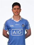 2 May 2018; Conor Mullally of Dublin. Dublin Football Squad Portraits 2018 at Parnell Park in Dublin. Photo by Eóin Noonan/Sportsfile