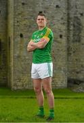 3 May 2018; Bryan Menton of Meath during the Launch of the 2018 Leinster Senior Football Championship at Trim Castle in Trim, Co Meath. Photo by Eóin Noonan/Sportsfile