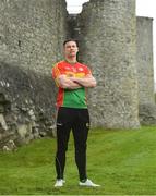 3 May 2018; John Murphy of Carlow during the Launch of the 2018 Leinster Senior Football Championship at Trim Castle in Trim, Co Meath. Photo by Eóin Noonan/Sportsfile