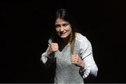 3 May 2018; Katie Taylor poses for a portrait during her first press conference on return to Ireland as WBA & IBF Champion at the County Club in Dunshaughlin, Co Meath. Photo by Piaras Ó Mídheach/Sportsfile