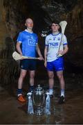 2 May 2018; Fergal Whitely of Dublin with Peter Hogan of Waterford at the launch of the Bord Gáis Energy GAA Hurling U21 All-Ireland Championship at Mitchelstown Caves in Cork. The 2018 campaign begins on May 7th with Clare hosting current holders Limerick in Ennis. Follow all of the action at #HurlingToTheCore. Photo by Eóin Noonan/Sportsfile