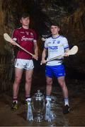 2 May 2018; Jack Canning of Galway with Peter Hogan of Waterford at the launch of the Bord Gáis Energy GAA Hurling U21 All-Ireland Championship at Mitchelstown Caves in Cork. The 2018 campaign begins on May 7th with Clare hosting current holders Limerick in Ennis. Follow all of the action at #HurlingToTheCore. Photo by Eóin Noonan/Sportsfile
