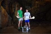 2 May 2018; Kyle Hayes of Limerick with Peter Hogan of Waterford at the launch of the Bord Gáis Energy GAA Hurling U21 All-Ireland Championship at Mitchelstown Caves in Cork. The 2018 campaign begins on May 7th with Clare hosting current holders Limerick in Ennis. Follow all of the action at #HurlingToTheCore. Photo by Eóin Noonan/Sportsfile
