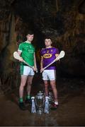 2 May 2018; Kyle Hayes of Limerick with Rory O'Connor of Wexford at the launch of the Bord Gáis Energy GAA Hurling U21 All-Ireland Championship at Mitchelstown Caves in Cork. The 2018 campaign begins on May 7th with Clare hosting current holders Limerick in Ennis. Follow all of the action at #HurlingToTheCore. Photo by Eóin Noonan/Sportsfile