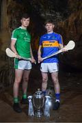 2 May 2018; Kyle Hayes of Limerick with Paudie Feehan of Tipperary at the launch of the Bord Gáis Energy GAA Hurling U21 All-Ireland Championship at Mitchelstown Caves in Cork. The 2018 campaign begins on May 7th with Clare hosting current holders Limerick in Ennis. Follow all of the action at #HurlingToTheCore. Photo by Eóin Noonan/Sportsfile