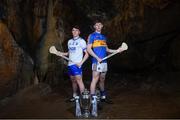2 May 2018; Peter Hogan of Waterford with Paudie Feehan of Tipperary at the launch of the Bord Gáis Energy GAA Hurling U21 All-Ireland Championship at Mitchelstown Caves in Cork. The 2018 campaign begins on May 7th with Clare hosting current holders Limerick in Ennis. Follow all of the action at #HurlingToTheCore. Photo by Eóin Noonan/Sportsfile