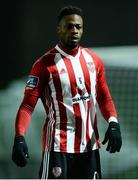 16 April 2018; John Cofie of Derry City during the SSE Airtricity League Premier Division match between Derry City and Bohemians at the Brandywell Stadium in Derry. Photo by Oliver McVeigh/Sportsfile
