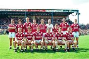 23 July 1995; The Galway team prior to the Connacht Senior Football Championship Final match between Galway and Mayo at Pearse Stadium in Galway. Photo by Ray McManus/Sportsfile