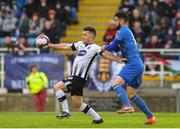 4 May 2018; Patrick Hoban of Dundalk in action against David Webster of Waterford during the SSE Airtricity League Premier Division match between Waterford and Dundalk at the RSC in Waterford. Photo by Matt Browne/Sportsfile