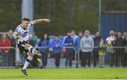 4 May 2018; Ronan Murray of Dundalk scores a goal from a free kick during the SSE Airtricity League Premier Division match between Waterford and Dundalk at the RSC in Waterford. Photo by Matt Browne/Sportsfile