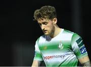 4 May 2018; A dejected Lee Grace of Shamrock Rovers following the SSE Airtricity League Premier Division match between St Patrick's Athletic and Shamrock Rovers at Richmond Park in Dublin. Photo by Eóin Noonan/Sportsfile