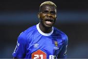 4 May 2018; Izzy Akinade of Waterford celebrates after the SSE Airtricity League Premier Division match between Waterford and Dundalk at the RSC in Waterford. Photo by Matt Browne/Sportsfile