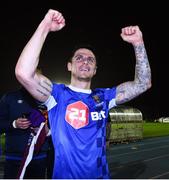 4 May 2018; Gavan Holohan of Waterford celebrates after the SSE Airtricity League Premier Division match between Waterford and Dundalk at the RSC in Waterford. Photo by Matt Browne/Sportsfile