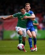 5 April 2018; Jimmy Keohane of Cork City is tackled by Kilian Cantwell of Limerick during the SSE Airtricity League Premier Division between Cork City and Limerick at Turners Cross in Cork. Photo by Eóin Noonan/Sportsfile