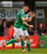 5 April 2018; Graham Cummins of Cork City celebrates after scoring his side's first goal during the SSE Airtricity League Premier Division between Cork City and Limerick at Turners Cross in Cork. Photo by Eóin Noonan/Sportsfile