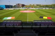 5 May 2018; A general view of the stadium before the UEFA U17 Championship Final match between Republic of Ireland and Belgium at Loughborough University Stadium in Loughborough, England. Photo by Malcolm Couzens/Sportsfile