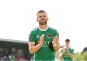 5 April 2018; Steven Beattie of Cork City acknowledges supporters  following the SSE Airtricity League Premier Division between Cork City and Limerick at Turners Cross in Cork. Photo by Eóin Noonan/Sportsfile