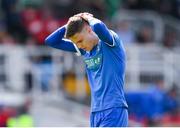 5 April 2018; A dejected Cian Coleman of Limerick following the SSE Airtricity League Premier Division between Cork City and Limerick at Turners Cross in Cork. Photo by Eóin Noonan/Sportsfile