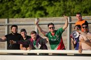 5 May 2018;  Supporters of Republic of Ireland during the UEFA U17 Championship Final match between Republic of Ireland and Belgium at Loughborough University Stadium in Loughborough, England. Photo by Malcolm Couzens/Sportsfile