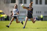 6 May 2018; Aishling Moloney of Tipperary in action against Sinéad Greene of Cavan during the Lidl Ladies Football National League Division 2 Final match between Cavan and Tipperary at Parnell Park in Dublin. Photo by Tom Beary/Sportsfile