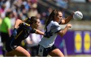 6 May 2018; Aisling Sheridan of Cavan in action against Bríd Condon of Tipperary during the Lidl Ladies Football National League Division 2 Final match between Cavan and Tipperary at Parnell Park in Dublin. Photo by Piaras Ó Mídheach/Sportsfile