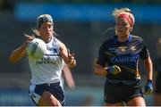 6 May 2018; Donna English of Cavan in action against Orla O'Dwyer of Tipperary during the Lidl Ladies Football National League Division 2 Final match between Cavan and Tipperary at Parnell Park in Dublin. Photo by Piaras Ó Mídheach/Sportsfile