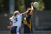 6 May 2018; Aishling Moloney of Tipperary in action against Laura Fitzpatrick of Cavan during the Lidl Ladies Football National League Division 2 Final match between Cavan and Tipperary at Parnell Park in Dublin. Photo by Tom Beary/Sportsfile