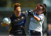 6 May 2018; Aishling Moloney of Tipperary in action against Sinéad Greene of Cavan during the Lidl Ladies Football National League Division 2 Final match between Cavan and Tipperary at Parnell Park in Dublin. Photo by Piaras Ó Mídheach/Sportsfile