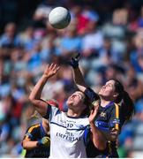 6 May 2018; Emma Buckley of Tipperary in action against Gráinne McGlade of Cavan during the Lidl Ladies Football National League Division 2 Final match between Cavan and Tipperary at Parnell Park in Dublin. Photo by Tom Beary/Sportsfile
