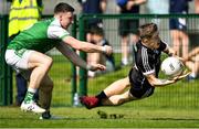 6 May 2018; Kyle Cawley of Sligo in action against Ciaran Dunne of London during the Connacht GAA Football Senior Championship Quarter-Final match between London and Sligo at McGovern Park in Ruislip, London, England. Photo by Harry Murphy/Sportsfile