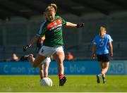 6 May 2018; Sarah Rowe of Mayo scores her side's first goal from a penalty during the Lidl Ladies Football National League Division 1 Final match between Dublin and Mayo at Parnell Park in Dublin. Photo by Piaras Ó Mídheach/Sportsfile