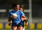 6 May 2018; Niamh McEvoy of Dublin in action against Danielle Caldwell of Mayo during the Lidl Ladies Football National League Division 1 Final match between Dublin and Mayo at Parnell Park in Dublin. Photo by Piaras Ó Mídheach/Sportsfile