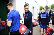 6 May 2018; Keith Scally of New York arrives prior to the Connacht GAA Football Senior Championship Quarter-Final match between New York and Leitrim at McGovern Park at Gaelic Park in New York, USA. Photo by Stephen McCarthy/Sportsfile