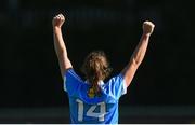 6 May 2018; Noëlle Healy of Dublin celebrates at the final whistle after the Lidl Ladies Football National League Division 1 Final match between Dublin and Mayo at Parnell Park in Dublin. Photo by Piaras Ó Mídheach/Sportsfile