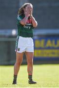 6 May 2018; Sinead Cafferky of Mayo dejected following the Lidl Ladies Football National League Division 1 Final match between Dublin and Mayo at Parnell Park in Dublin. Photo by Tom Beary/Sportsfile