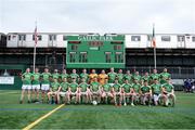 6 May 2018; The Leitrim team lineout prior to the Connacht GAA Football Senior Championship Quarter-Final match between New York and Leitrim at McGovern Park at Gaelic Park in New York, USA.Photo by Stephen McCarthy/Sportsfile
