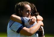 6 May 2018; Cavan's Aisling Sheridan, left, and Geraldine Sheridan after the Lidl Ladies Football National League Division 2 Final match between Cavan and Tipperary at Parnell Park in Dublin. Photo by Piaras Ó Mídheach/Sportsfile