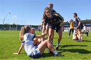 6 May 2018; Maria Curley of Tipperary in action against Caitríona Smith of Cavan following the Lidl Ladies Football National League Division 2 Final match between Cavan and Tipperary at Parnell Park in Dublin. Photo by Tom Beary/Sportsfile