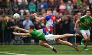 6 May 2018; David Culhane of New York  in action against Micheal McWeeney of Leitrim during the Connacht GAA Football Senior Championship Quarter-Final match between New York and Leitrim at McGovern Park at Gaelic Park in New York, USA. Photo by Stephen McCarthy/Sportsfile