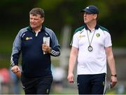 6 May 2018; Leitrim manager Brendan Guckian and selector John O'Mahony during the Connacht GAA Football Senior Championship Quarter-Final match between New York and Leitrim at McGovern Park at Gaelic Park in New York, USA. Photo by Stephen McCarthy/Sportsfile