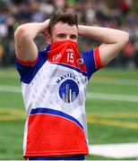 6 May 2018; A dejected David Freeman of New York following the Connacht GAA Football Senior Championship Quarter-Final match between New York and Leitrim at McGovern Park at Gaelic Park in New York, USA. Photo by Stephen McCarthy/Sportsfile