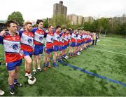 6 May 2018; New York players prior to the Connacht GAA Football Senior Championship Quarter-Final match between New York and Leitrim at Gaelic Park in New York, USA. Photo by Stephen McCarthy/Sportsfile