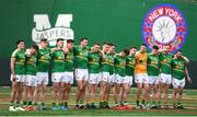 6 May 2018; Leitrim players prior to the Connacht GAA Football Senior Championship Quarter-Final match between New York and Leitrim at Gaelic Park in New York, USA. Photo by Stephen McCarthy/Sportsfile