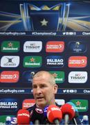 7 May 2018; Senior coach Stuart Lancaster during a Leinster Rugby press conference at Leinster Rugby Headquarters in Dublin. Photo by Ramsey Cardy/Sportsfile