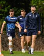 7 May 2018; Luke McGrath, left, and Robbie Henshaw during Leinster Rugby squad training at UCD in Dublin. Photo by Ramsey Cardy/Sportsfile