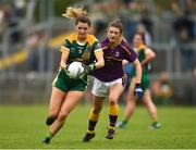 7 May 2018; Katie Byrne of Meath in action against Shauna Murphy of Wexford during the Lidl Ladies Football National League Division 3 Final match between Meath and Wexford at St Brendan's Park, in Birr, Offaly.  Photo by Piaras Ó Mídheach/Sportsfile